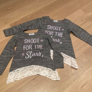 Girls Matching Shirt Set